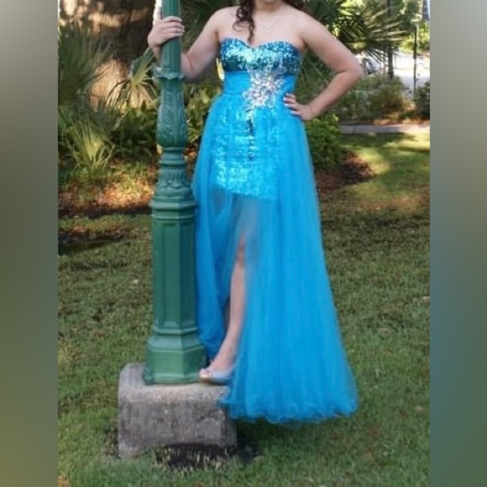 Blush Prom Prom Dress - Picture 3 of 6